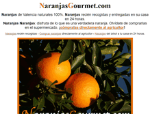 Tablet Screenshot of naranjasgourmet.com